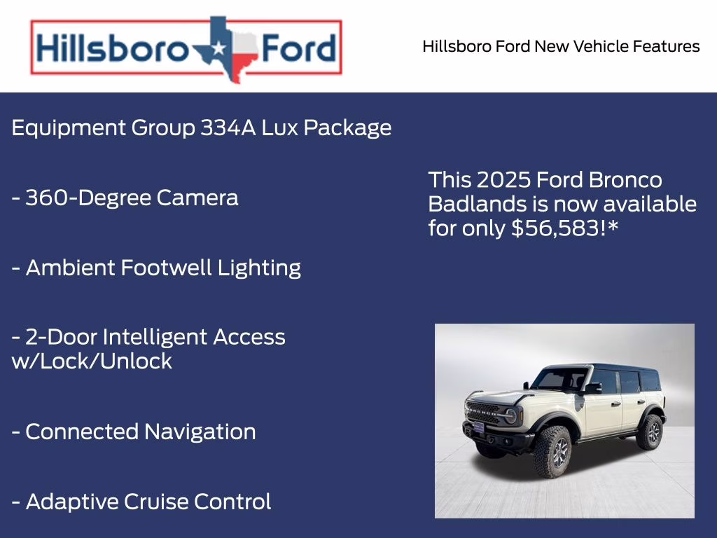 2025 Desert Sand Ford Bronco Badlands 4X4 SUV