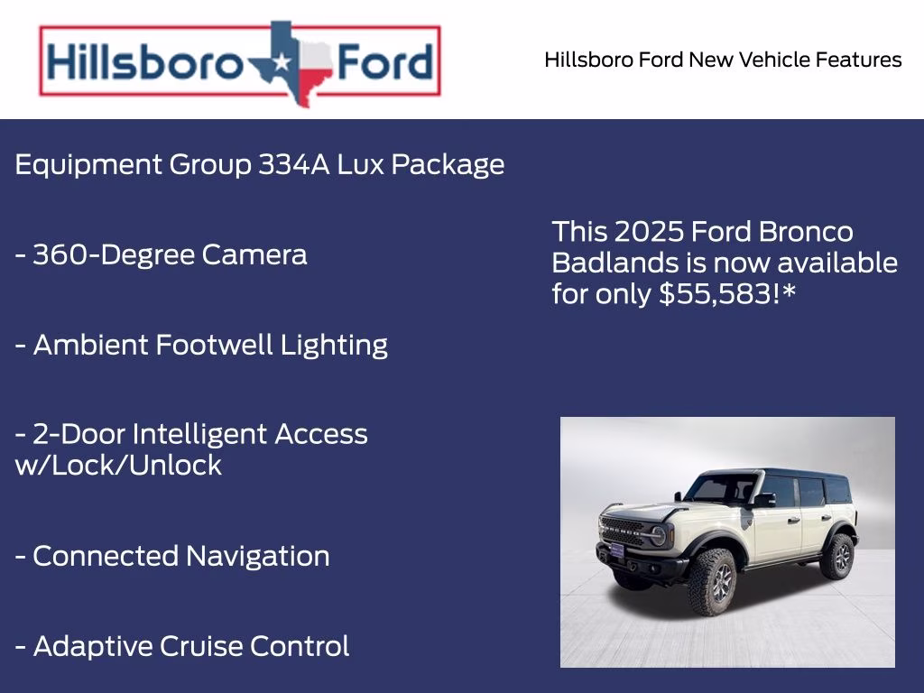 2025 Desert Sand Ford Bronco Badlands 4X4 SUV