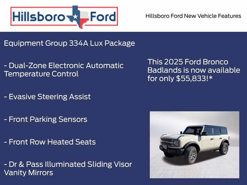 2025 Desert Sand Ford Bronco Badlands 4X4 SUV