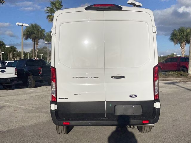 2026 Oxford White Ford Transit Cargo Van Base AWD Van