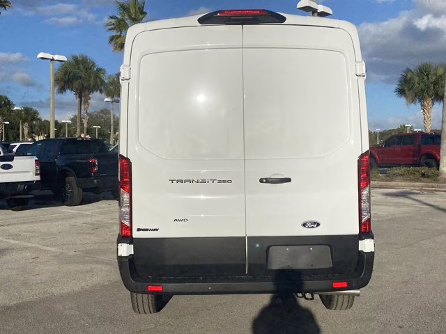 2026 Oxford White Ford Transit Cargo Van AWD Van