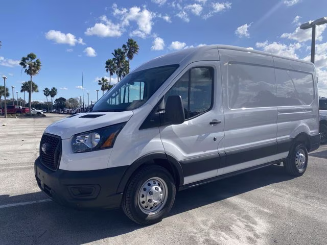 2026 Oxford White Ford Transit Cargo Van Base AWD Van