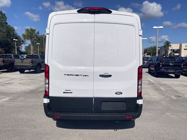 2026 Oxford White Ford Transit Cargo Van Base AWD Van