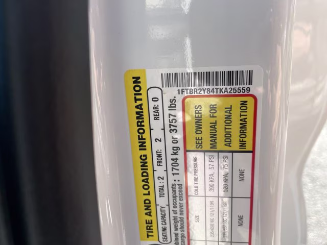 2026 Oxford White Ford Transit Cargo Van Base AWD Van