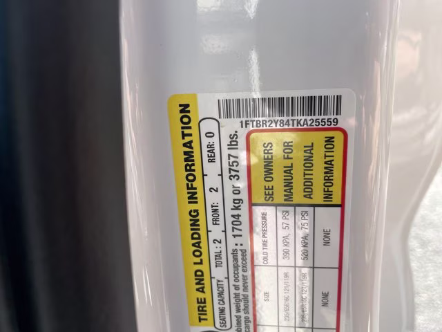 2026 Oxford White Ford Transit Cargo Van Base AWD Van