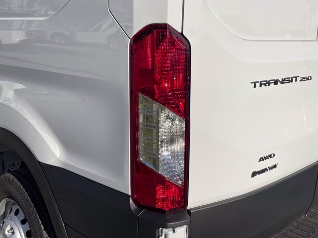 2026 Oxford White Ford Transit Cargo Van Base AWD Van