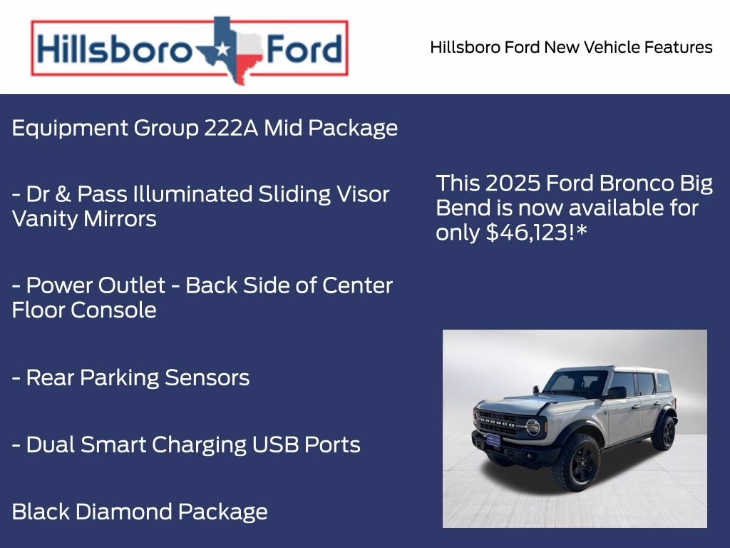 2025 Desert Sand Ford Bronco Big Bend 4X4 SUV
