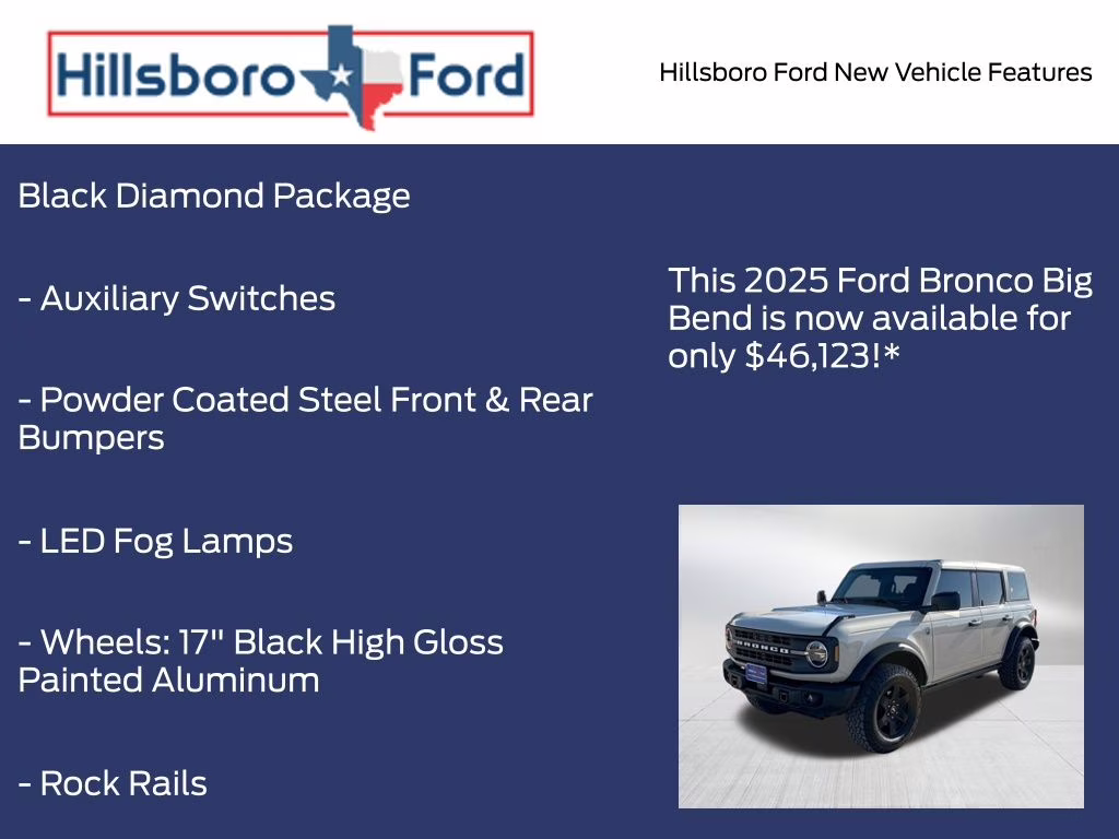 2025 Desert Sand Ford Bronco Big Bend 4X4 SUV