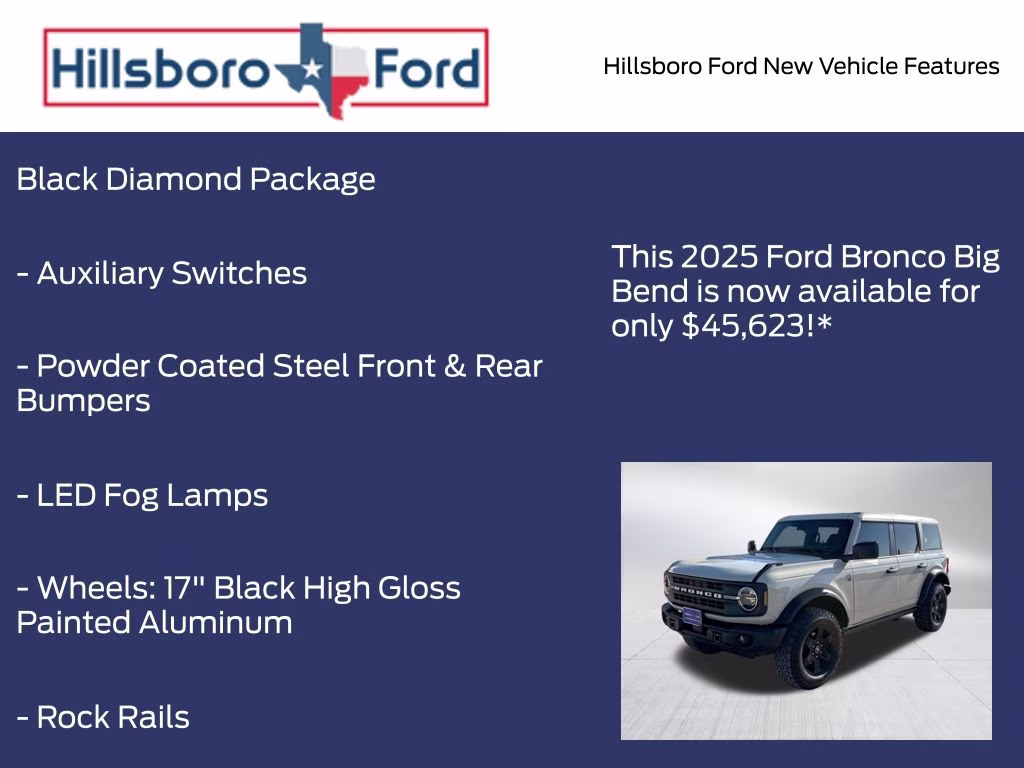 2025 Desert Sand Ford Bronco Big Bend 4X4 SUV