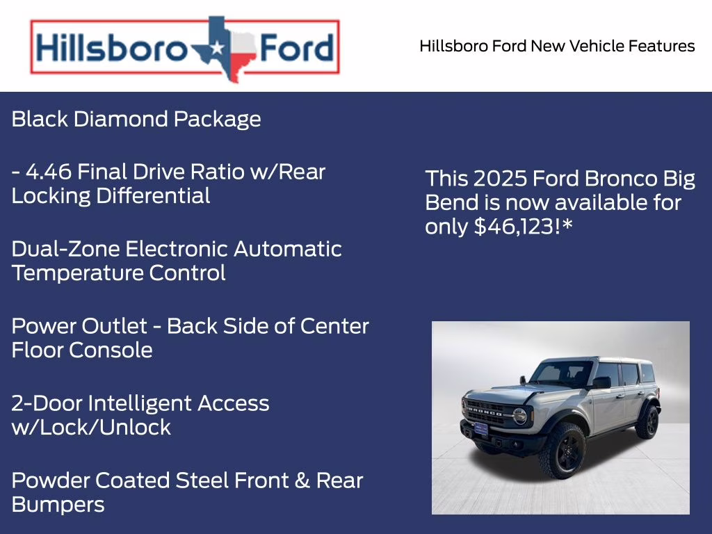 2025 Desert Sand Ford Bronco Big Bend 4X4 SUV