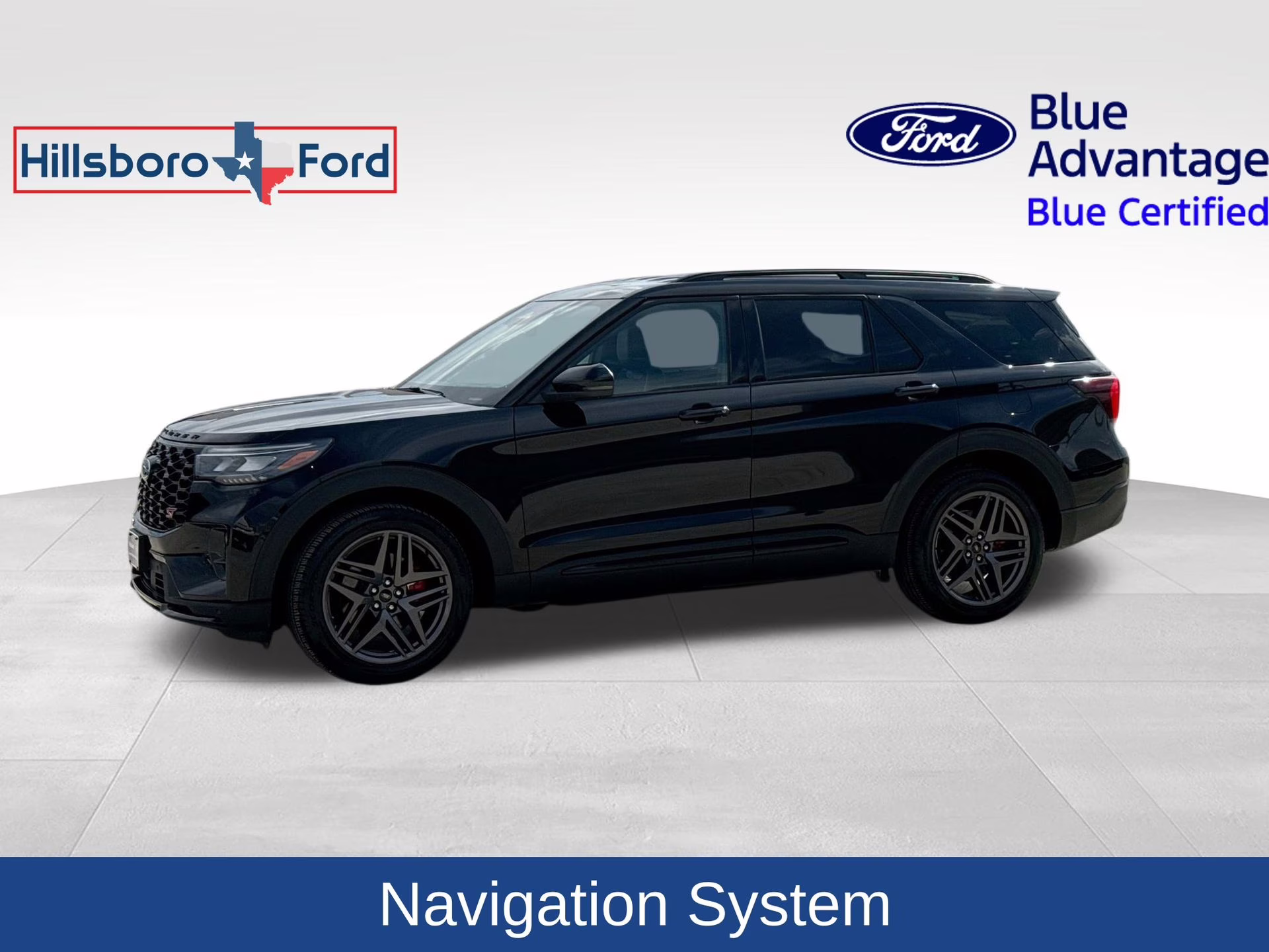 2025 Agate Black Metallic Ford Explorer ST RWD SUV