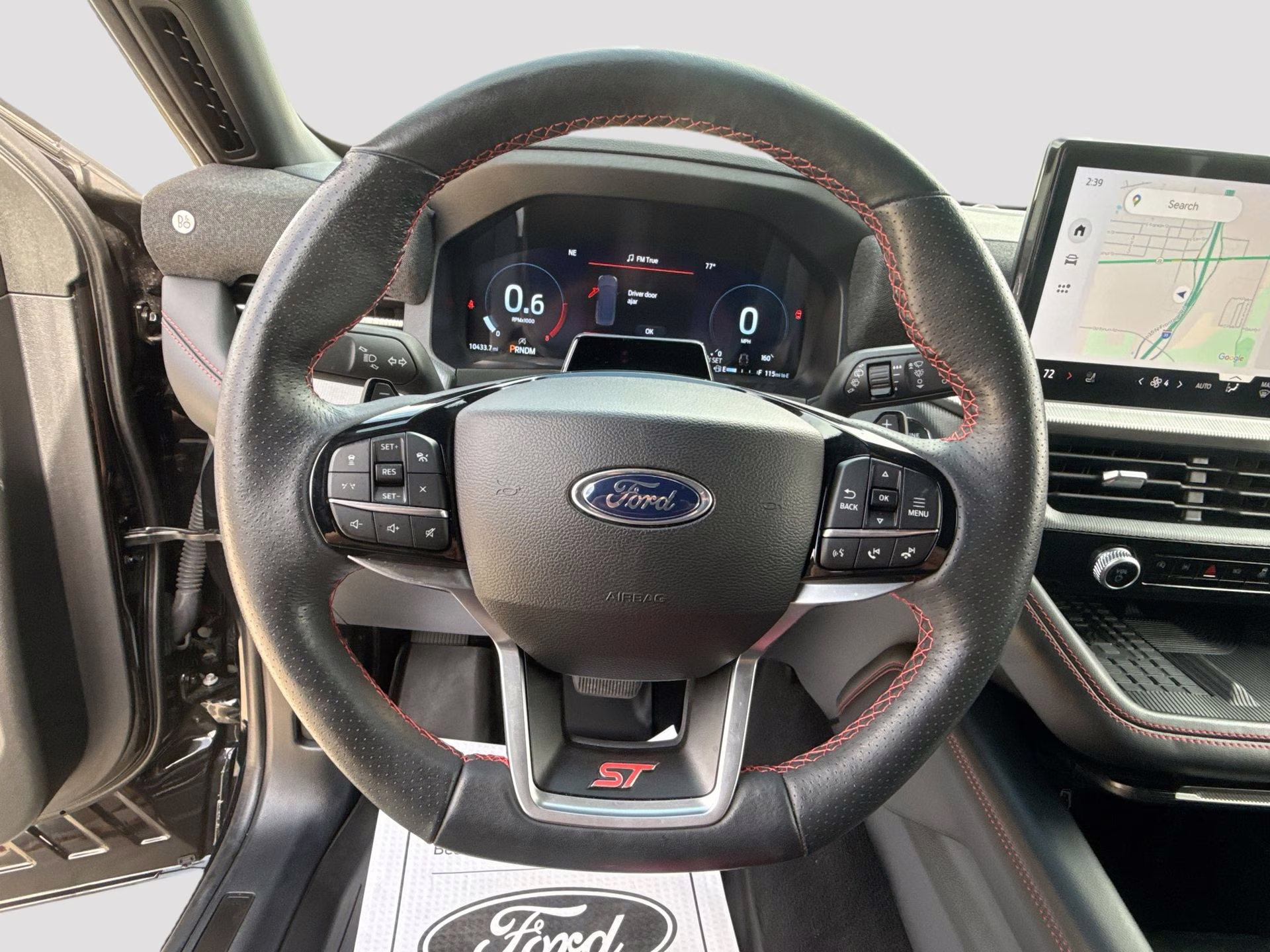 2025 Agate Black Metallic Ford Explorer ST RWD SUV