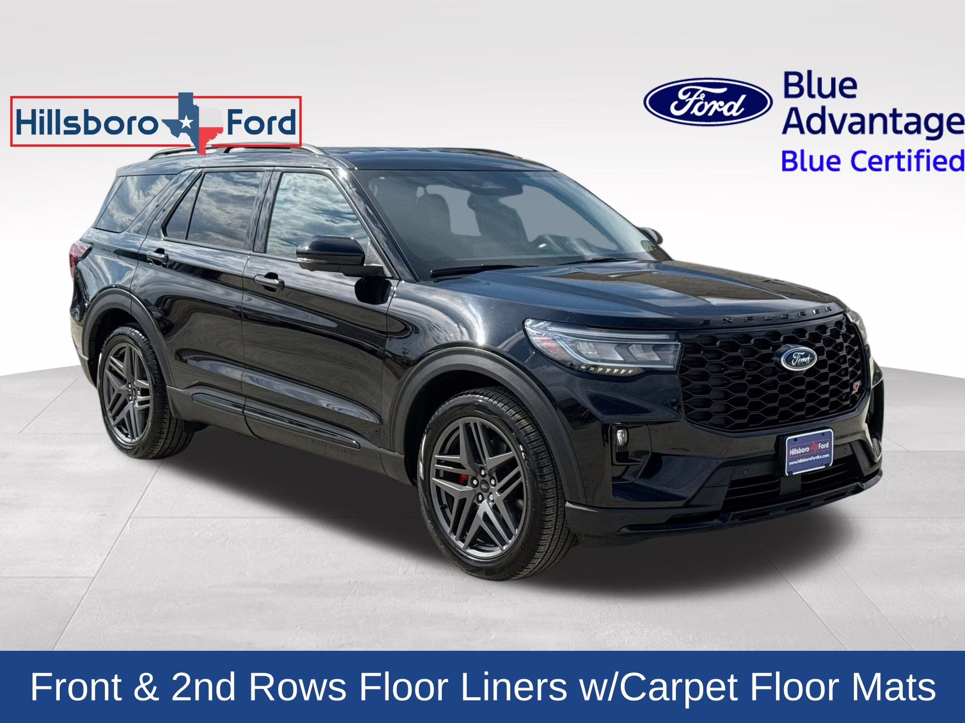 2025 Agate Black Metallic Ford Explorer ST RWD SUV