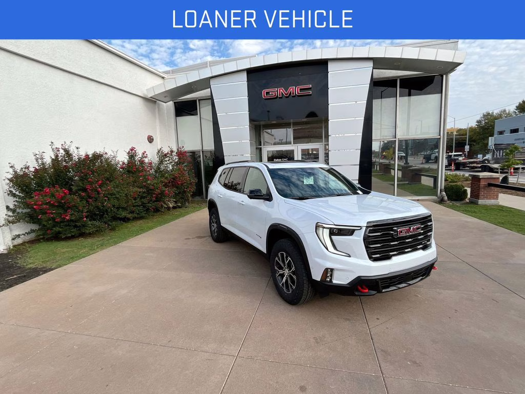 2026 Glacier White Tricoat GMC Acadia AT4 AWD SUV