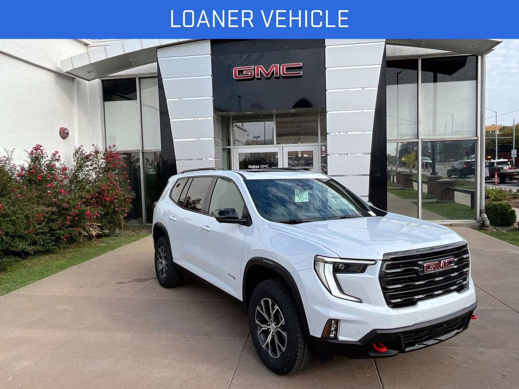 2026 Glacier White Tricoat GMC Acadia AT4 AWD SUV