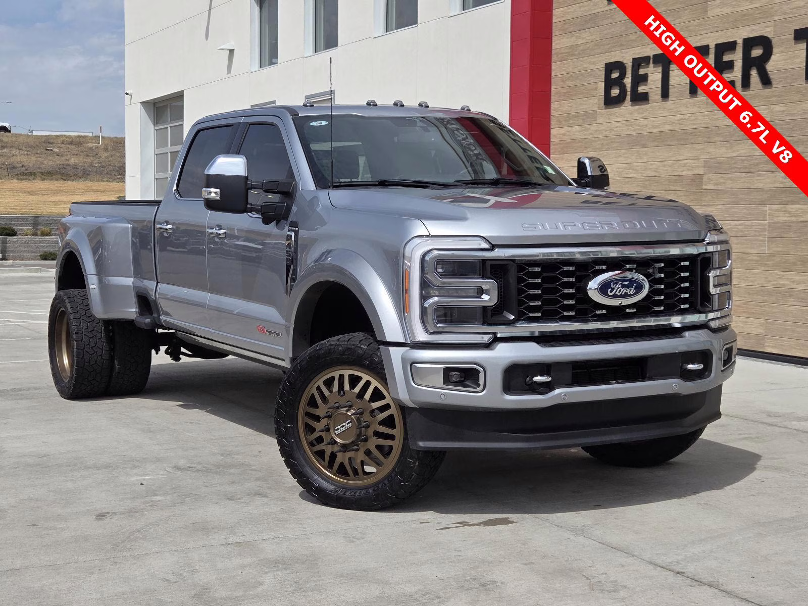 2023 Iconic Silver Ford Super Duty F-450 DRW Platinum 4X4 Truck