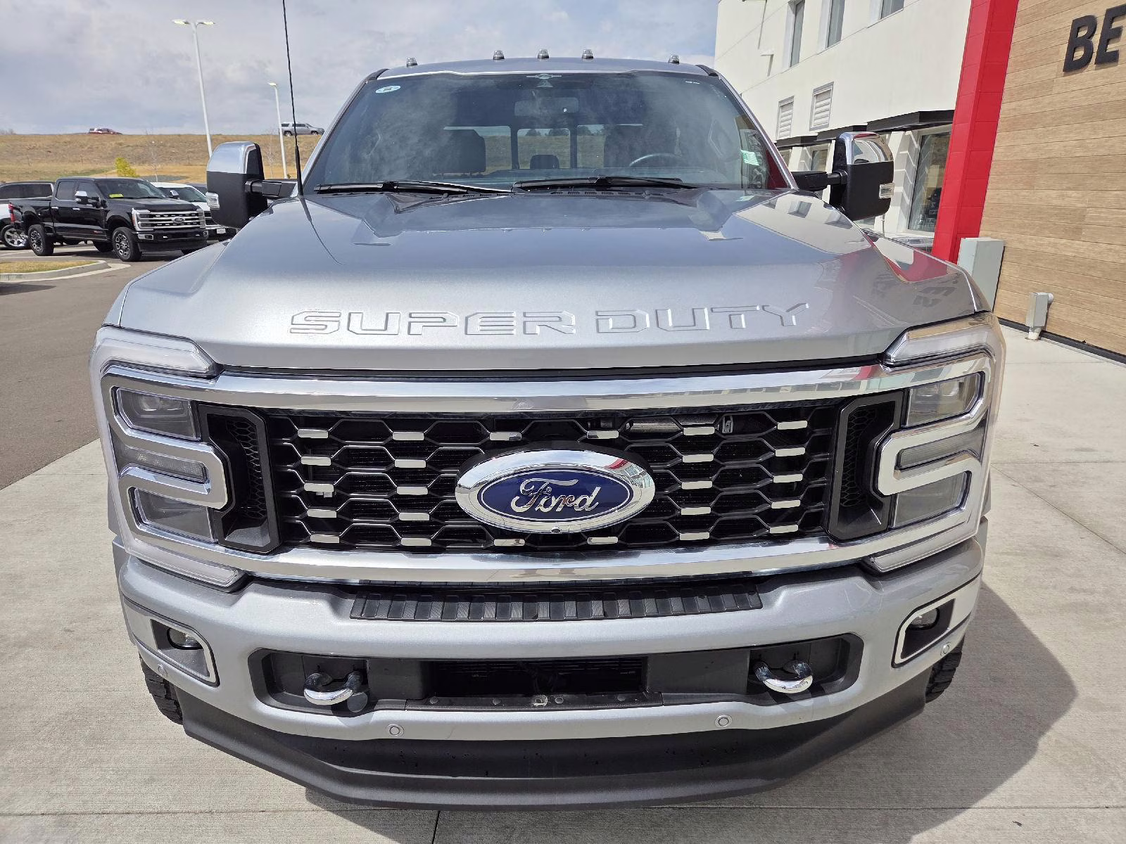 2023 Iconic Silver Ford Super Duty F-450 DRW Platinum 4X4 Truck