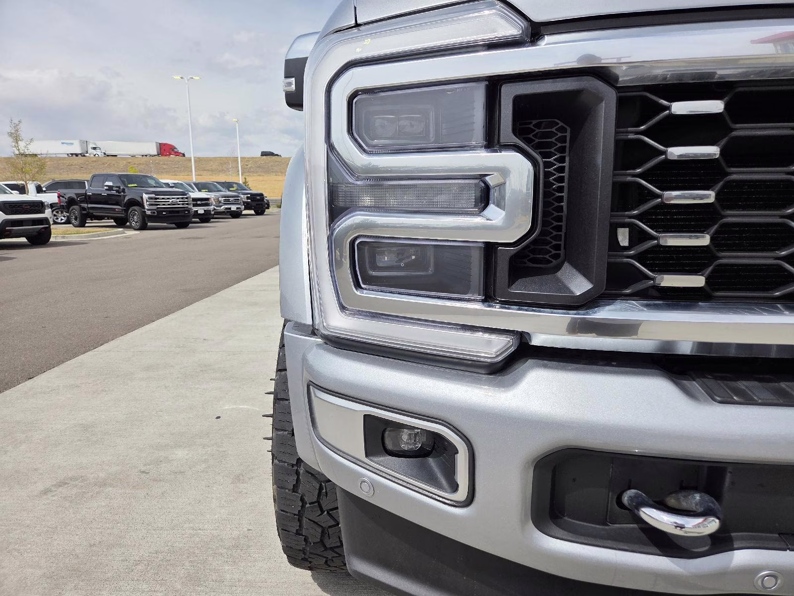 2023 Iconic Silver Ford Super Duty F-450 DRW Platinum 4X4 Truck