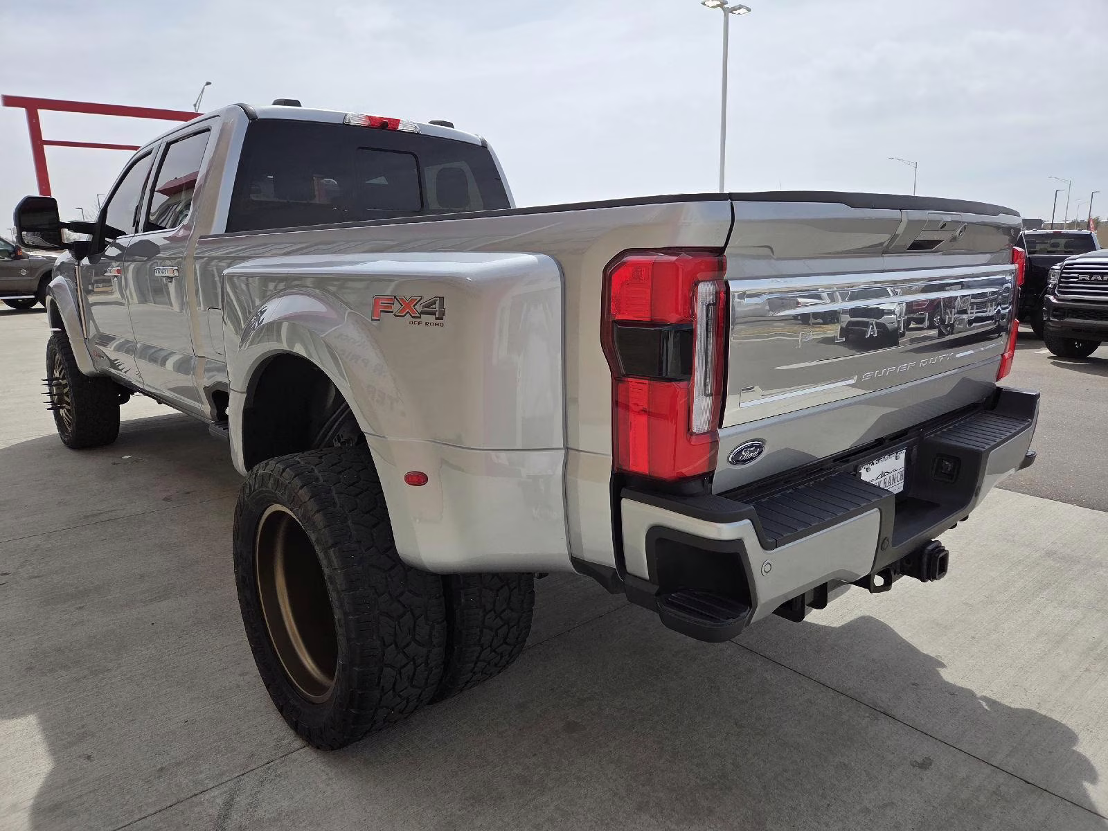 2023 Iconic Silver Ford Super Duty F-450 DRW Platinum 4X4 Truck