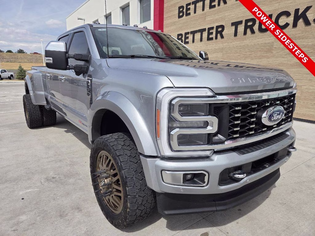 2023 Silver Ford Super Duty F-450 DRW Platinum 4X4 Truck