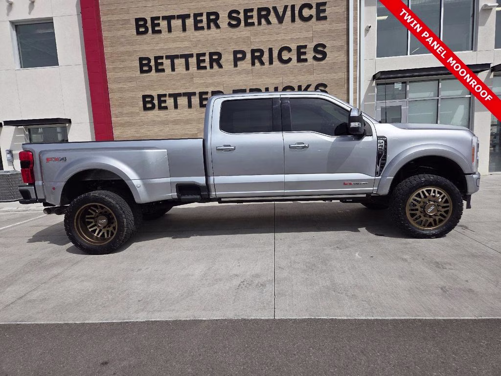 2023 Silver Ford Super Duty F-450 DRW Platinum 4X4 Truck