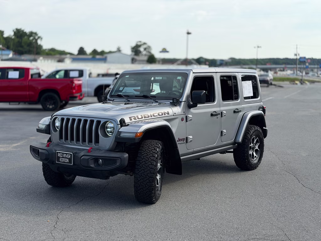 2021 Billet Silver Metallic Clearcoat Jeep Wrangler Unlimited Rubicon 4X4 SUV