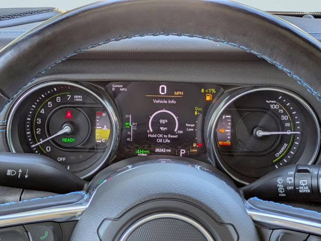 2022 Bright White Clearcoat Jeep Wrangler Unlimited Rubicon 4xe 4X4 SUV