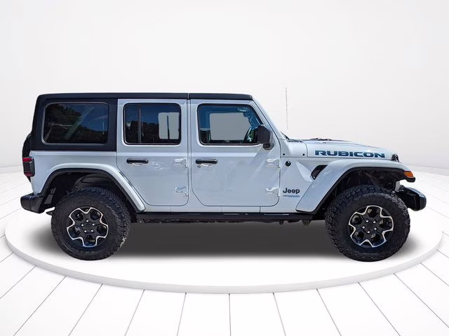 2022 Bright White Clearcoat Jeep Wrangler Unlimited Rubicon 4xe 4X4 SUV