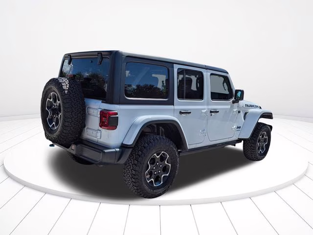 2022 Bright White Clearcoat Jeep Wrangler Unlimited Rubicon 4xe 4X4 SUV