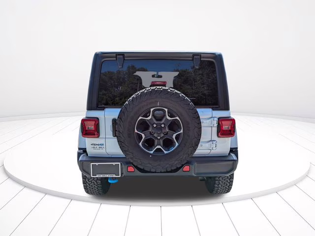 2022 Bright White Clearcoat Jeep Wrangler Unlimited Rubicon 4xe 4X4 SUV