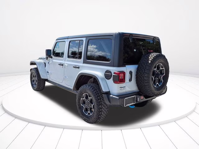 2022 Bright White Clearcoat Jeep Wrangler Unlimited Rubicon 4xe 4X4 SUV
