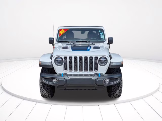 2022 Bright White Clearcoat Jeep Wrangler Unlimited Rubicon 4xe 4X4 SUV
