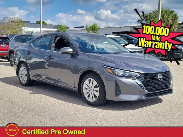 2025 Gun Metallic Nissan Sentra S FWD Sedan