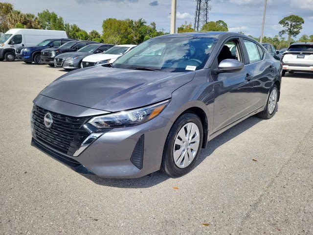2025 Gun Metallic Nissan Sentra S FWD Sedan