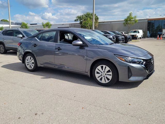 2025 Gun Metallic Nissan Sentra S FWD Sedan