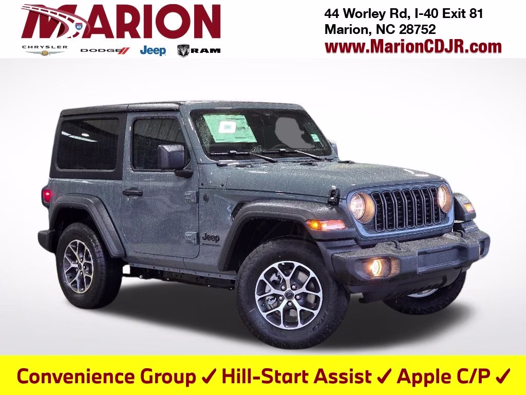 2026 Anvil Clear Coat Jeep Wrangler Sport S 4X4 SUV