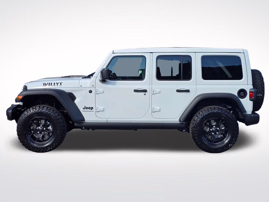 2026 Bright White Clearcoat Jeep Wrangler Willys 4X4 SUV