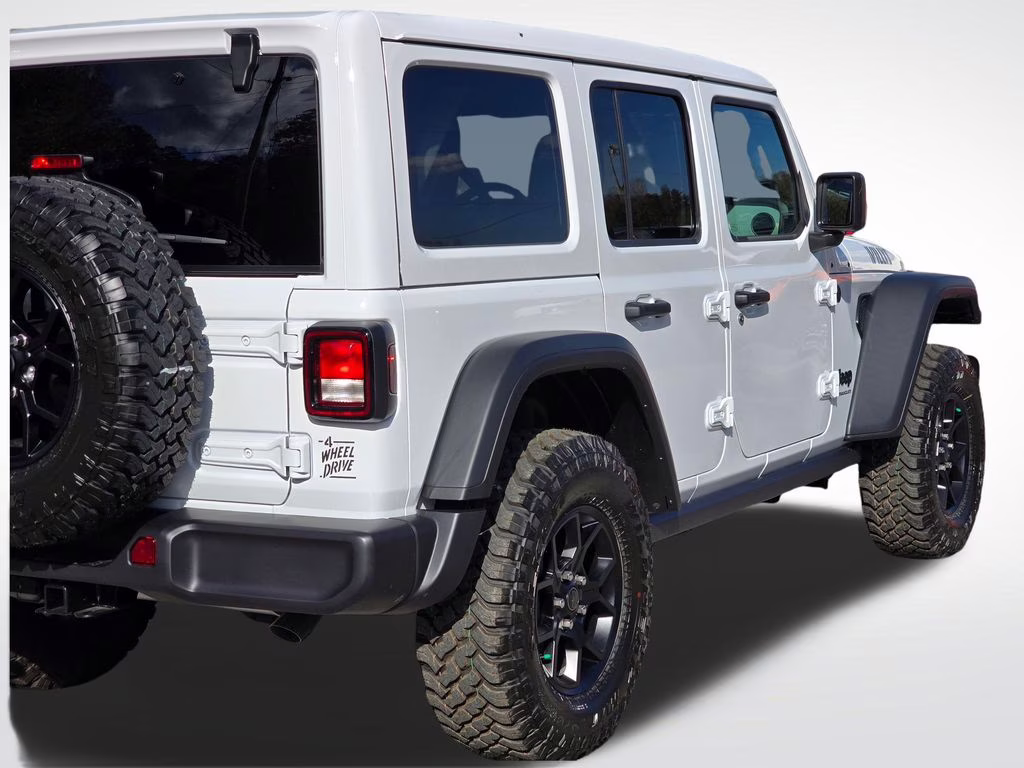 2026 Bright White Clearcoat Jeep Wrangler Willys 4X4 SUV