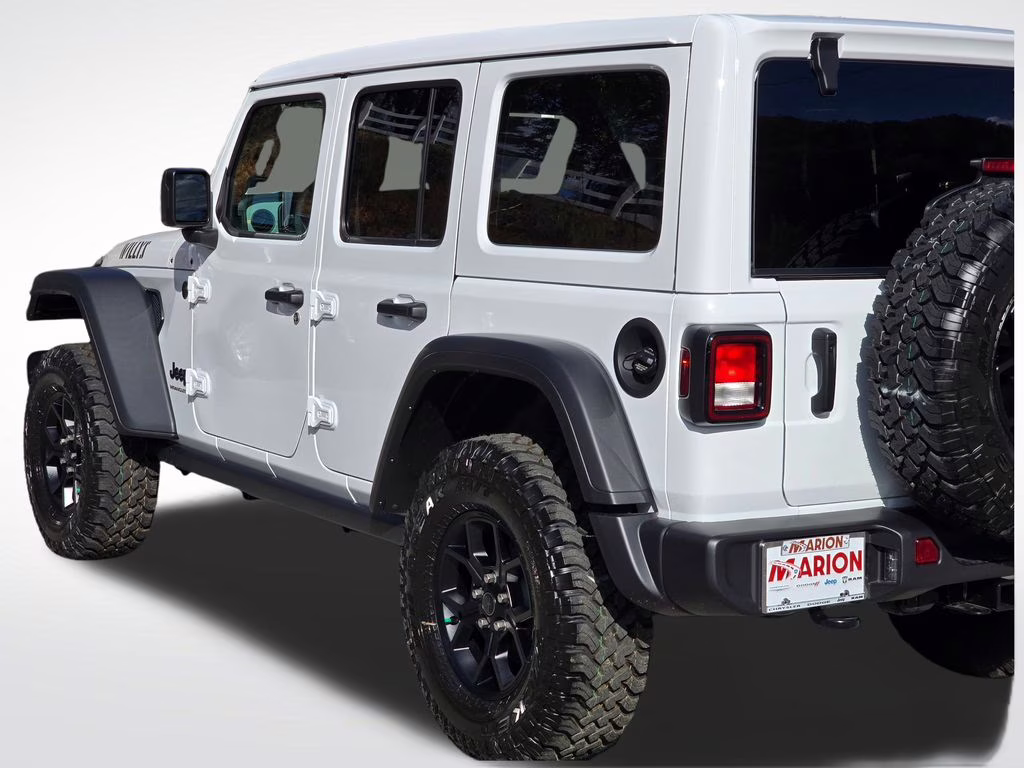2026 Bright White Clearcoat Jeep Wrangler Willys 4X4 SUV