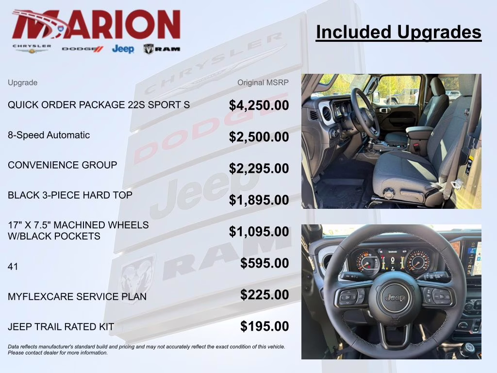 2026 41 Jeep Wrangler Sport S 4X4 SUV