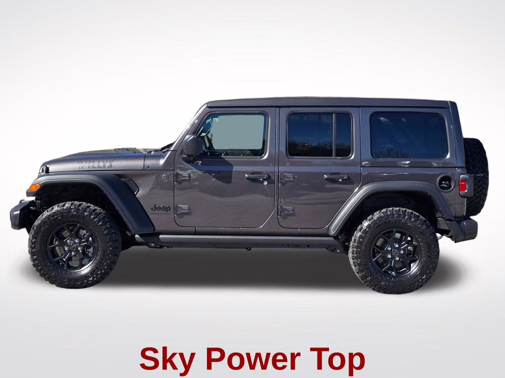 2026 Granite Crystal Metallic Clearcoat Jeep Wrangler Willys 4X4 SUV