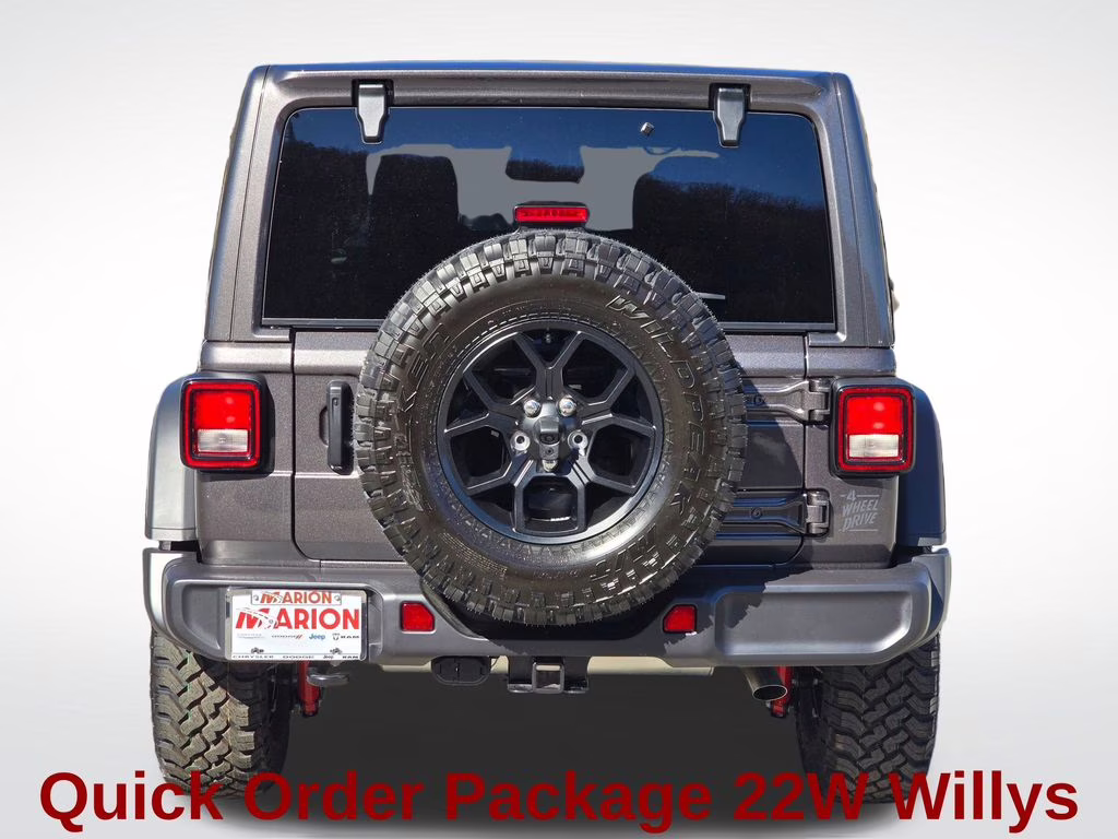 2026 Granite Crystal Metallic Clearcoat Jeep Wrangler Willys 4X4 SUV
