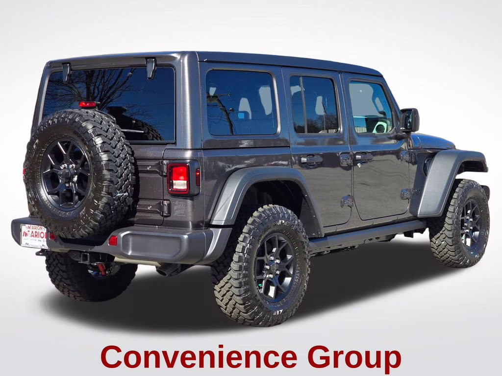 2026 Granite Crystal Metallic Clearcoat Jeep Wrangler Willys 4X4 SUV