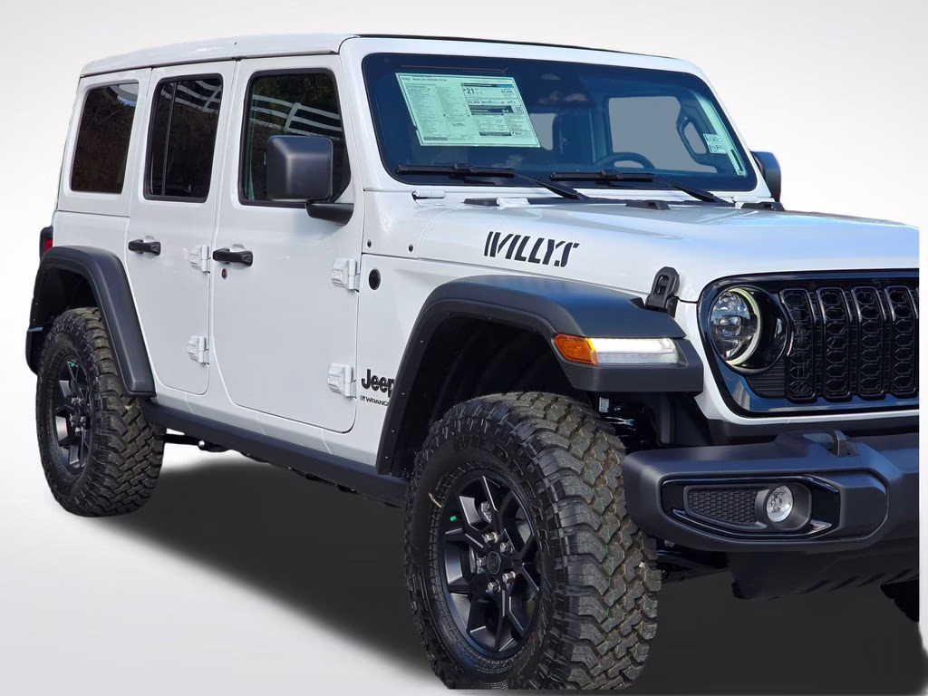 2026 Bright White Clearcoat Jeep Wrangler Willys 4X4 SUV