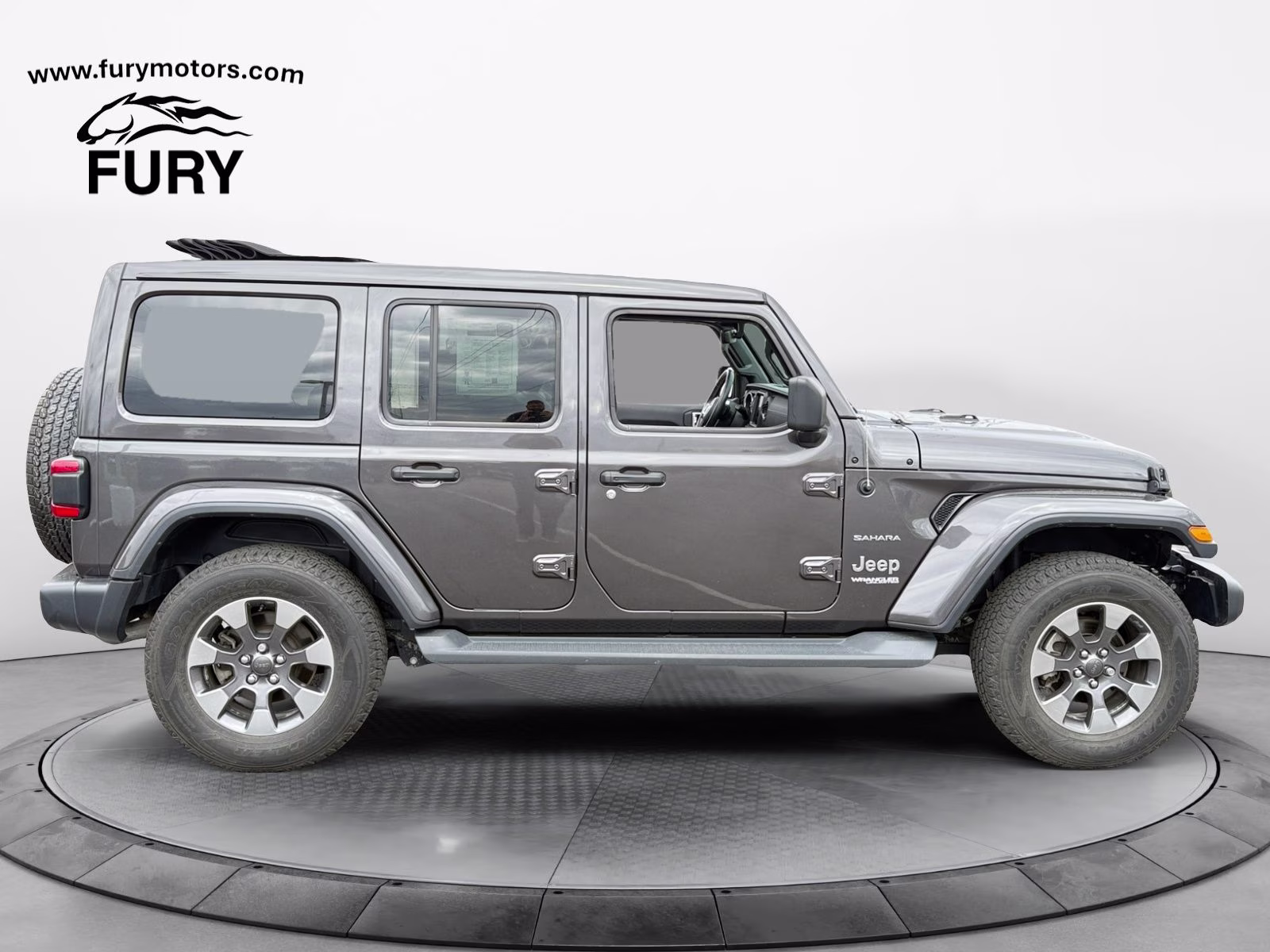 2020 Granite Crystal Metallic Clearcoat Jeep Wrangler Unlimited Sahara 4X4 SUV