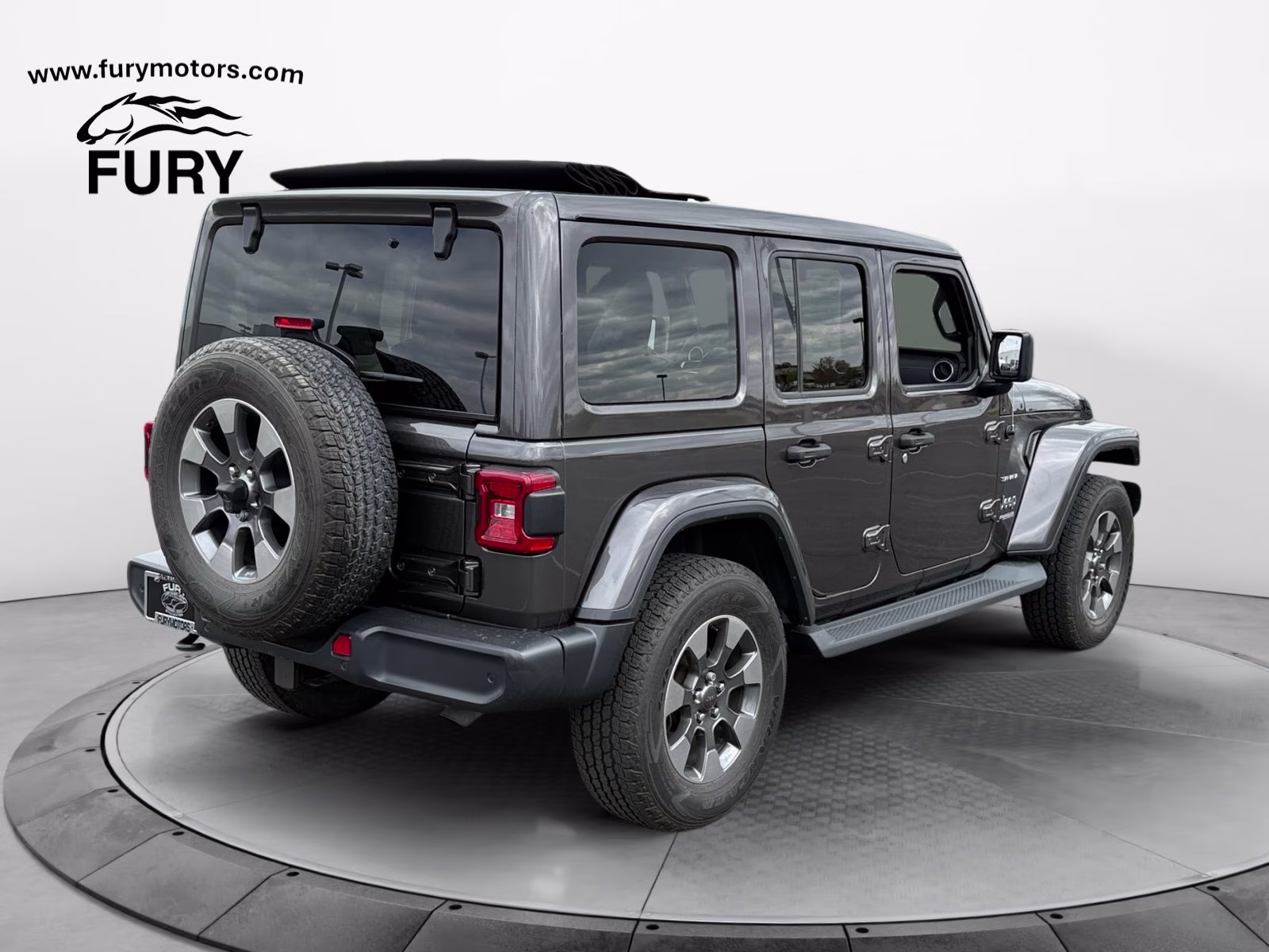 2020 Granite Crystal Metallic Clearcoat Jeep Wrangler Unlimited Sahara 4X4 SUV