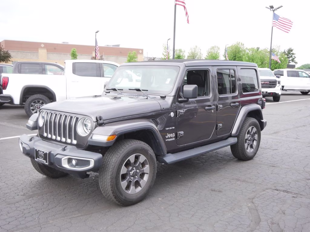 2020 Granite Crystal Metallic Clearcoat Jeep Wrangler Unlimited Sahara 4X4 SUV