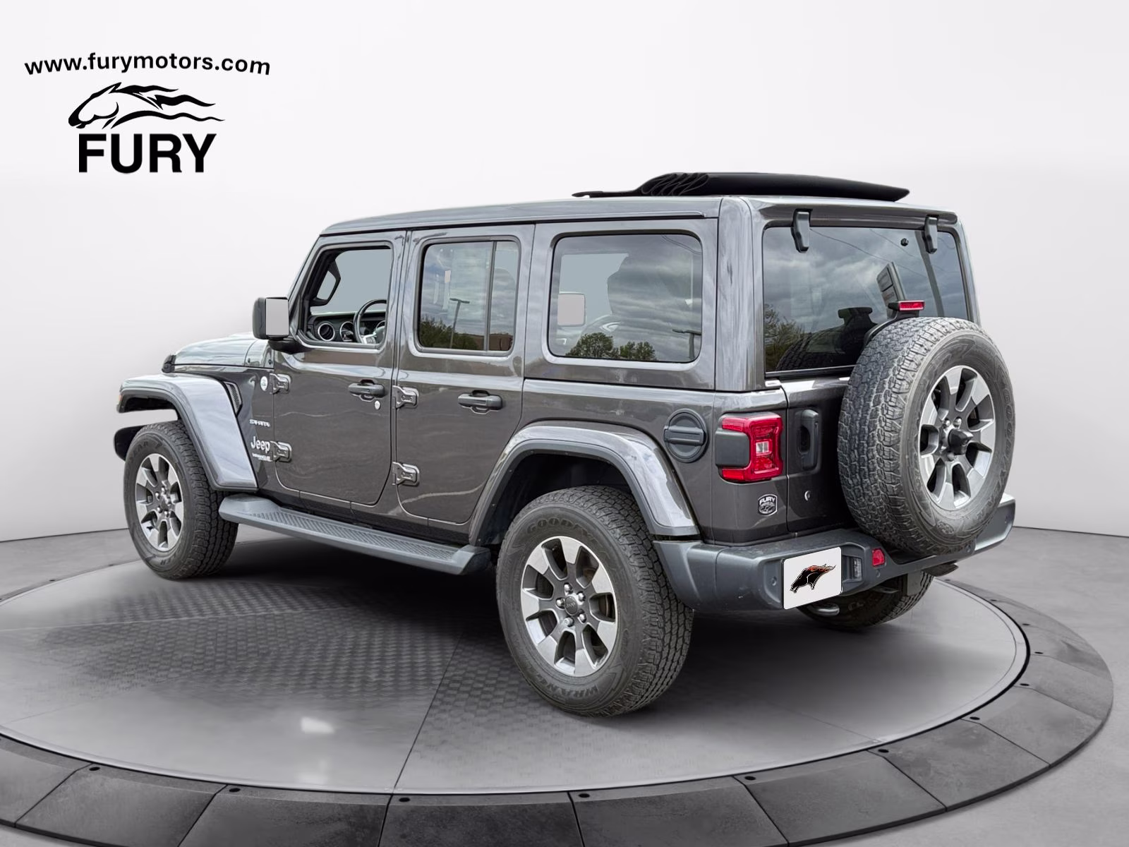 2020 Granite Crystal Metallic Clearcoat Jeep Wrangler Unlimited Sahara 4X4 SUV