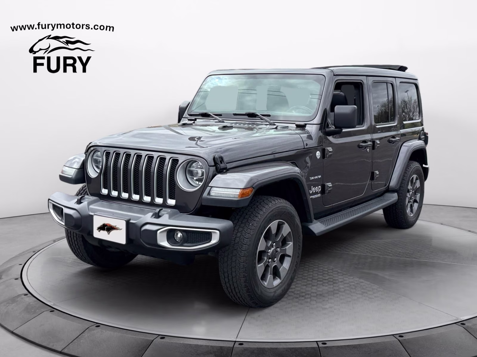 2020 Granite Crystal Metallic Clearcoat Jeep Wrangler Unlimited Sahara 4X4 SUV