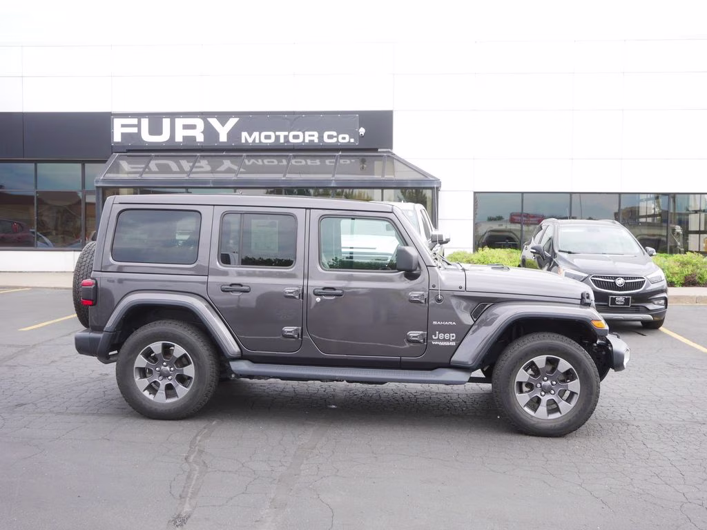 2020 Granite Crystal Metallic Clearcoat Jeep Wrangler Unlimited Sahara 4X4 SUV